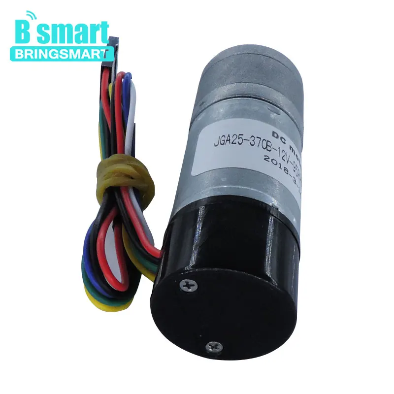 Bringsmart JGA25 370GB мини редуктор электродвигателя двигатель постоянного тока 12 Вольт
