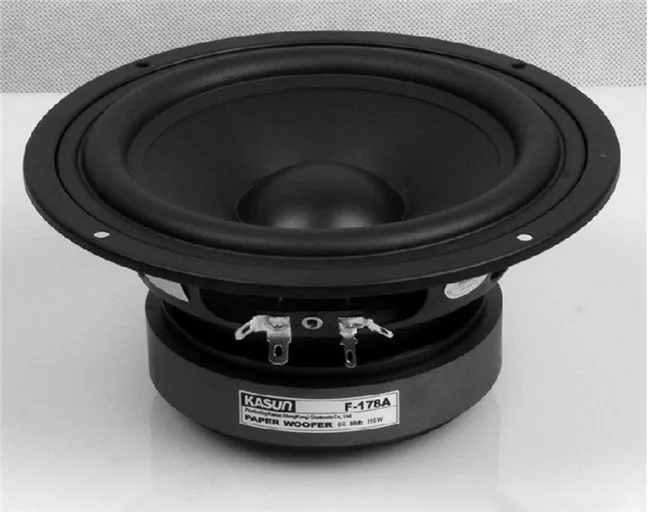 1 шт. Hi Fi серия бумажный низкочастотный динамик F 178A 6 5 дюймовый басовый 110 Вт 8 Ом