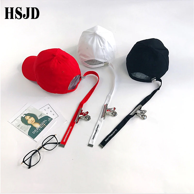 Мужская и женская хлопковая бейсболка с длинным поясом модная однотонная в стиле