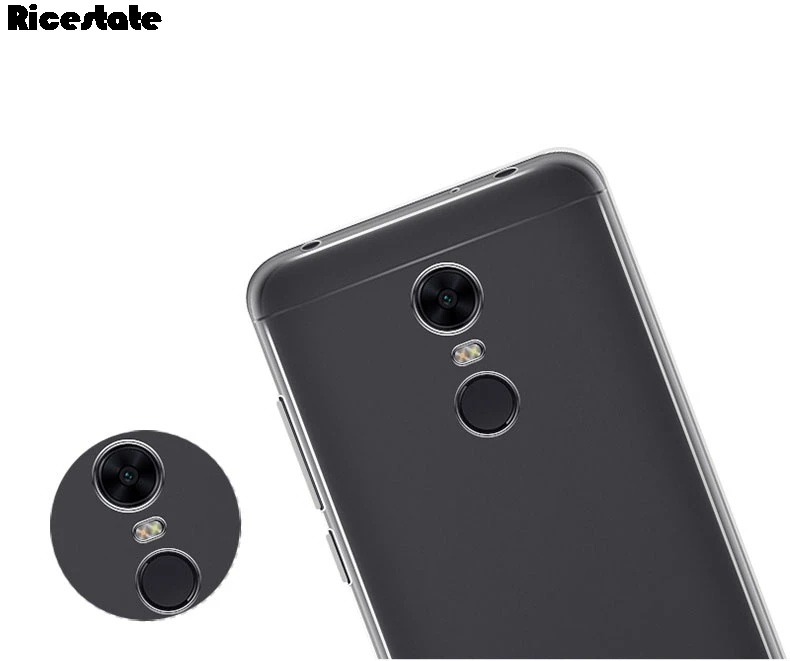 Ультратонкий Прозрачный чехол Ricestate из ТПУ для Xiaomi Redmi 5 Plus мягкий силиконовый Redmi5