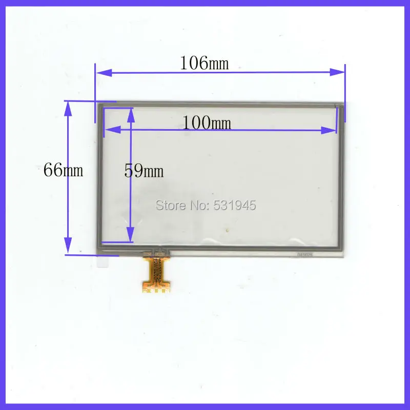 

ZhiYuSun used LQ043TIDH41 4.3 inch 4 lines touch screen 106*66mm screen GLASS 106mm*66mm on LQ043TIDH42 display