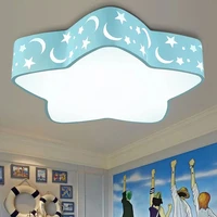 creative ocean star led ceiling light candy color star childrens room light kitchen bedroom study ceiling light