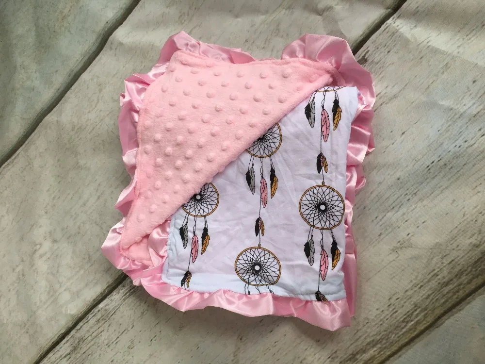 Новинка 2018 детское одеяло с цветочным принтом в виде единорога трикотажное