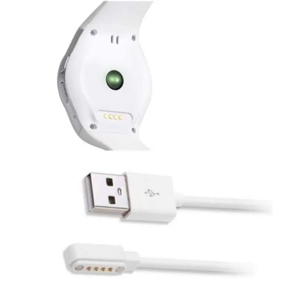 4-разъемный магнитное всасывание зарядка через usb кабель для умные часы с поддержкой Bluetooth совместимы K88H K89 KW18 KW88 GT88 G3 GT68 часы USB кабель
