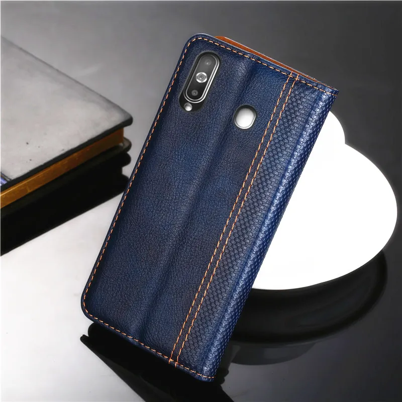 Чехол для Samsung M40 кожаный флип-чехол с отделением карт сумки Galaxy M 40 SM-M405F чехол