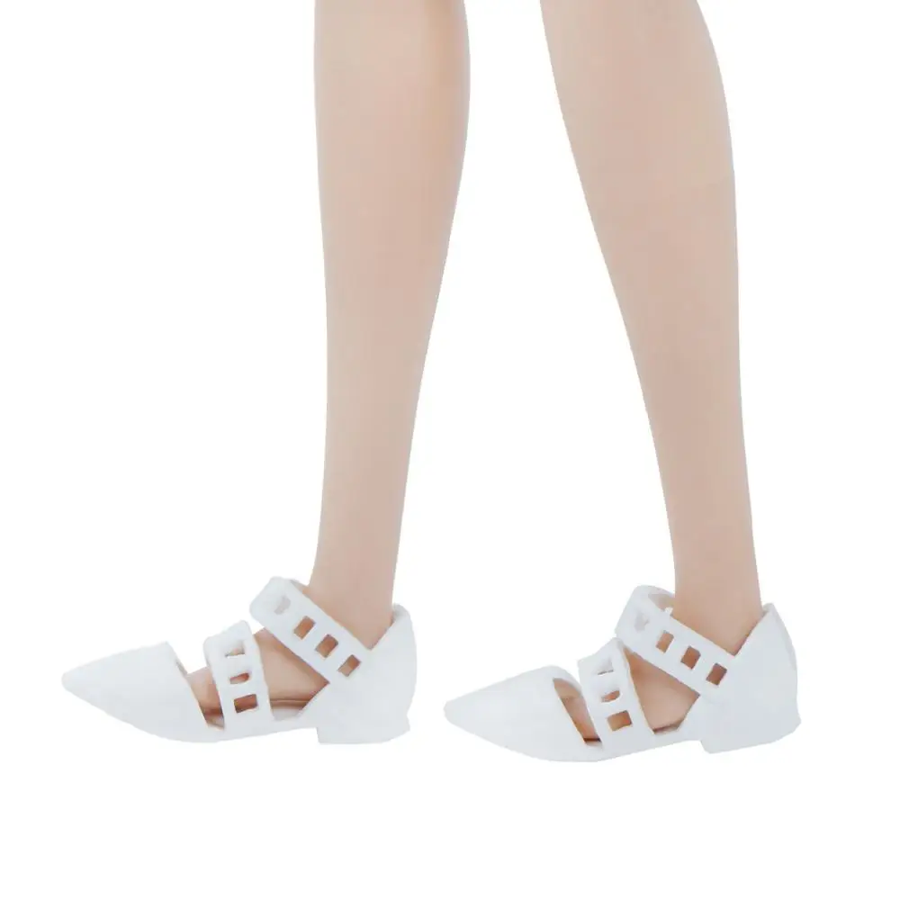 Высококачественная кукольная обувь смешанного стиля на высоком каблуке плоской