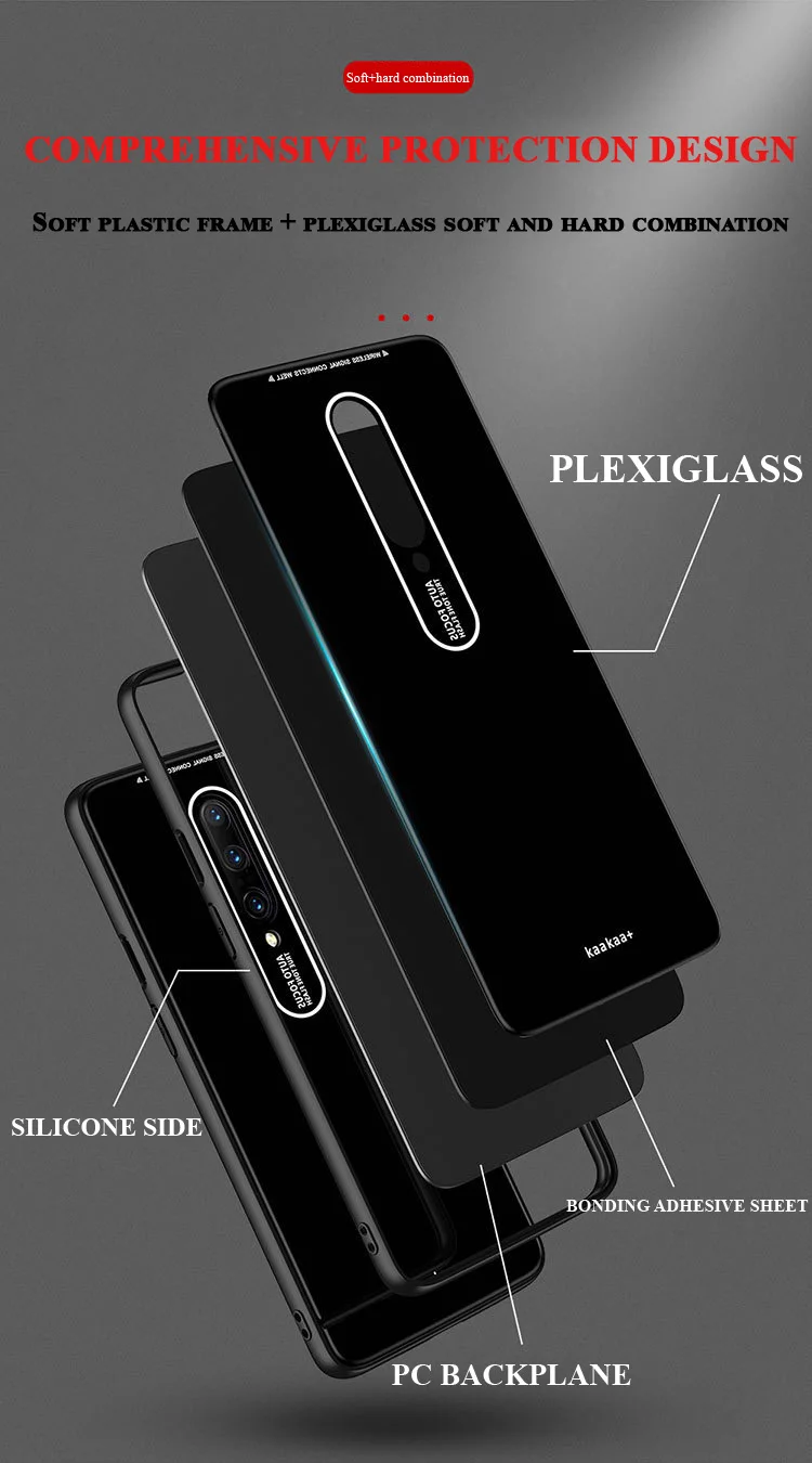 Стеклянный чехол Tsimak для Oneplus 7 Pro one plus 7 1+ 7 Pro, чехол-бампер, противоударный чехол из закаленного стекла для телефона