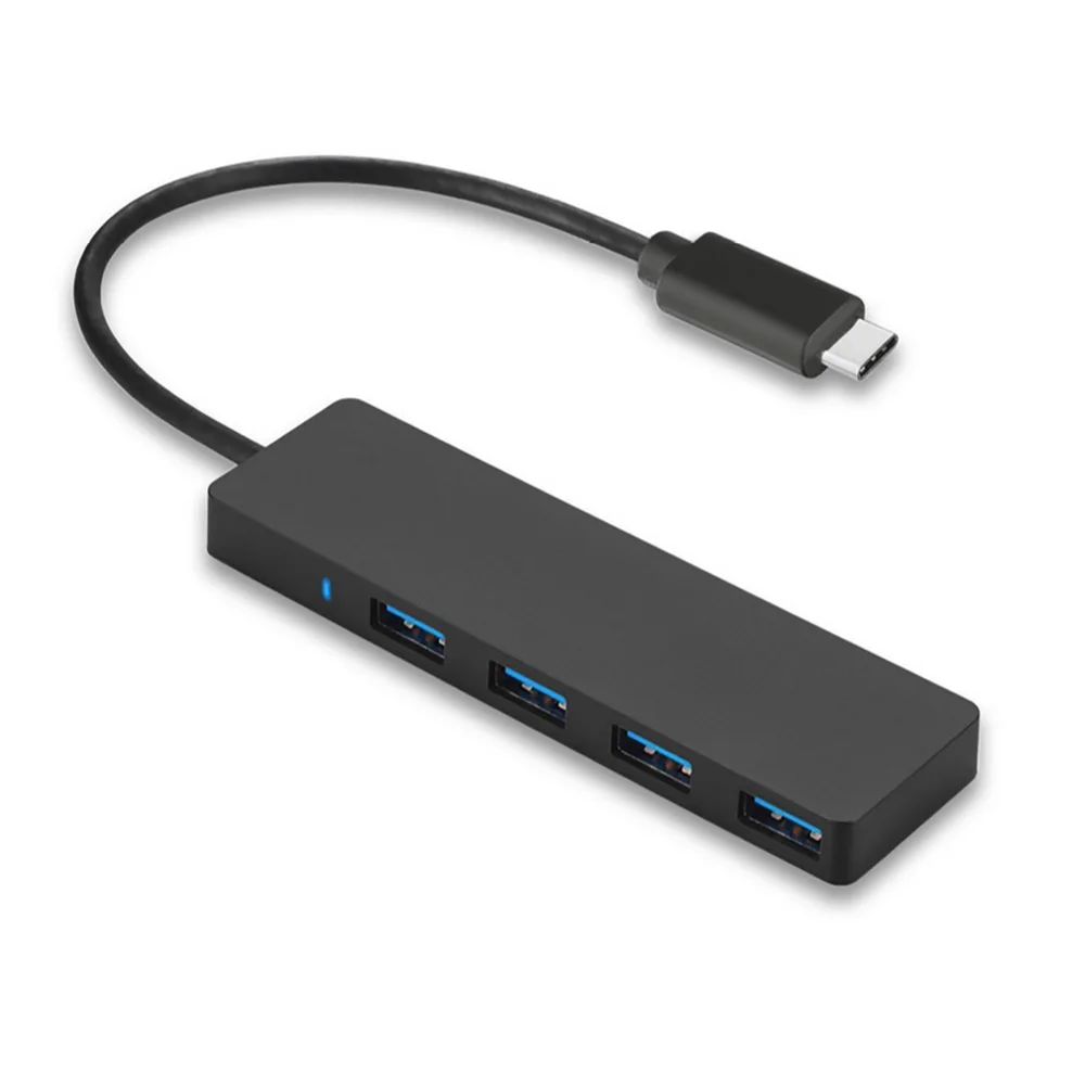 USB 3.0 4-Port Ultra Slim Data Hub For Macbook Mac Pro Mini IMac Surface XPS Notebook PC Flash Drives Mobile HDD |