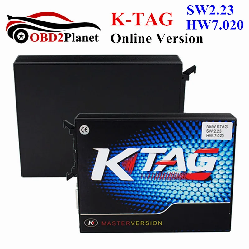 Новое поступление KTAG V7.020 прошивка мастер версия K TAG SW 2 23 неограниченные Жетоны