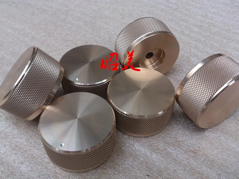 

Diameter 44 high 22 full aluminum alloy power amplifier solid knob volume potentiometer knob HIFI audio power amplifier knob