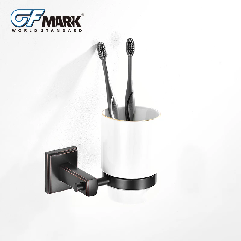 GFmark ORB поверхность держатель чашки для зубной щетки керамическая чашка медная
