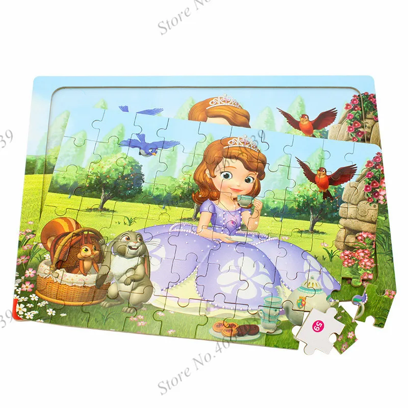 Детский пазл Disney из мультфильма 60 шт. От 1 до 6 лет с узором детские игрушки для