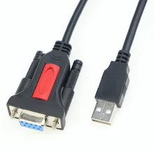 USB to RS232 Adapter with PL2303 Chipset USB 2.0 Male to RS232 Female DB9 Serial Converter Cable 1.5M Supports Windows 10 Mac OS