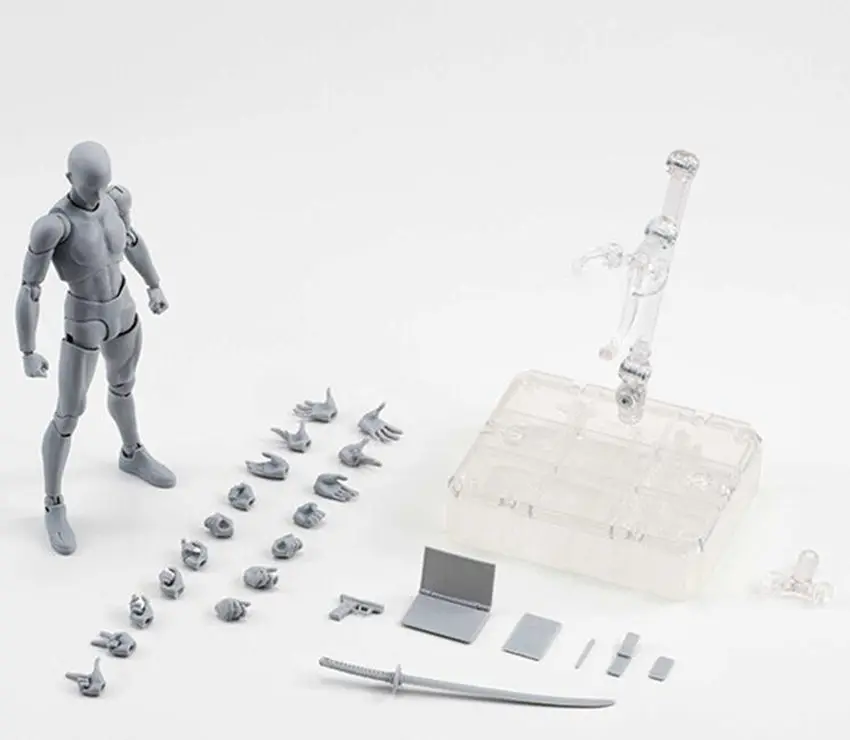 SHFiguarts BODY KUN/тело CHAN подвижное тело-тело chan-kun серый цвет Ver. ПВХ фигурка Коллекционная модель игрушки