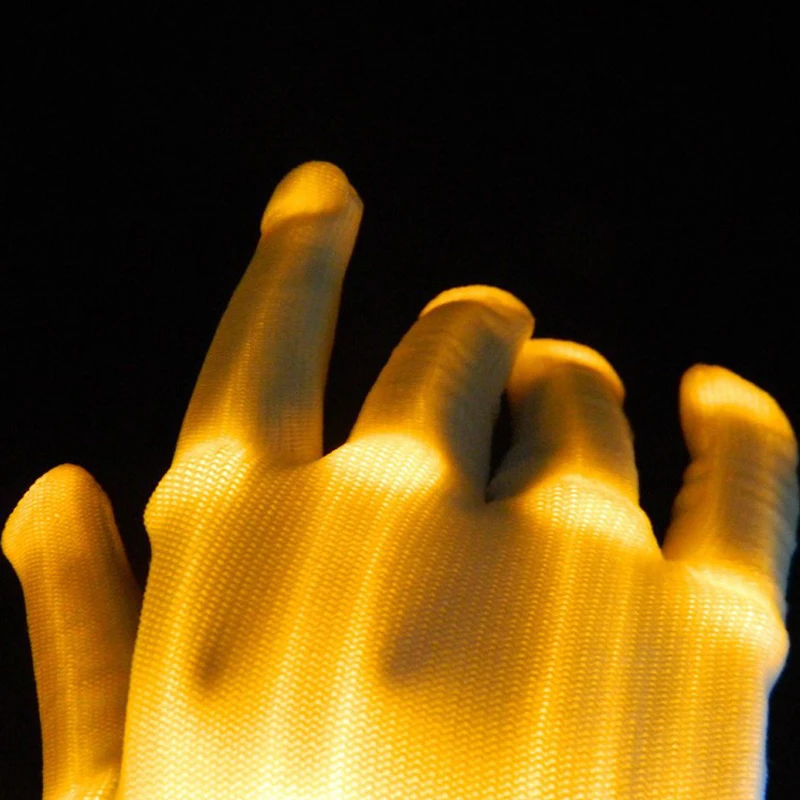 Светящиеся танцевальные светодиодные перчатки унисекс 1 пара 2018 ограниченное