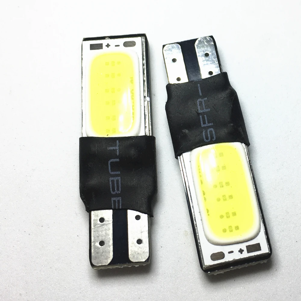 2 шт. T10 Led W5W Cob автомобильный одинарный свет для салона автомобиля Canbus без ошибок