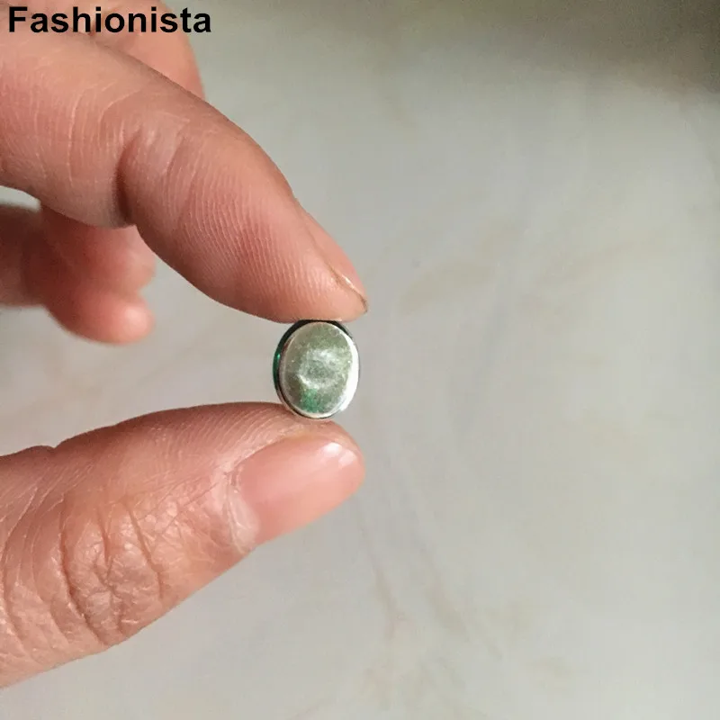 150 pcs Oval 8*10mm Flat Back Cabochon Smooth Acrylic For Jewelry Project Glue-on Cabs Beads DIY Crafts Many Colors | Украшения и