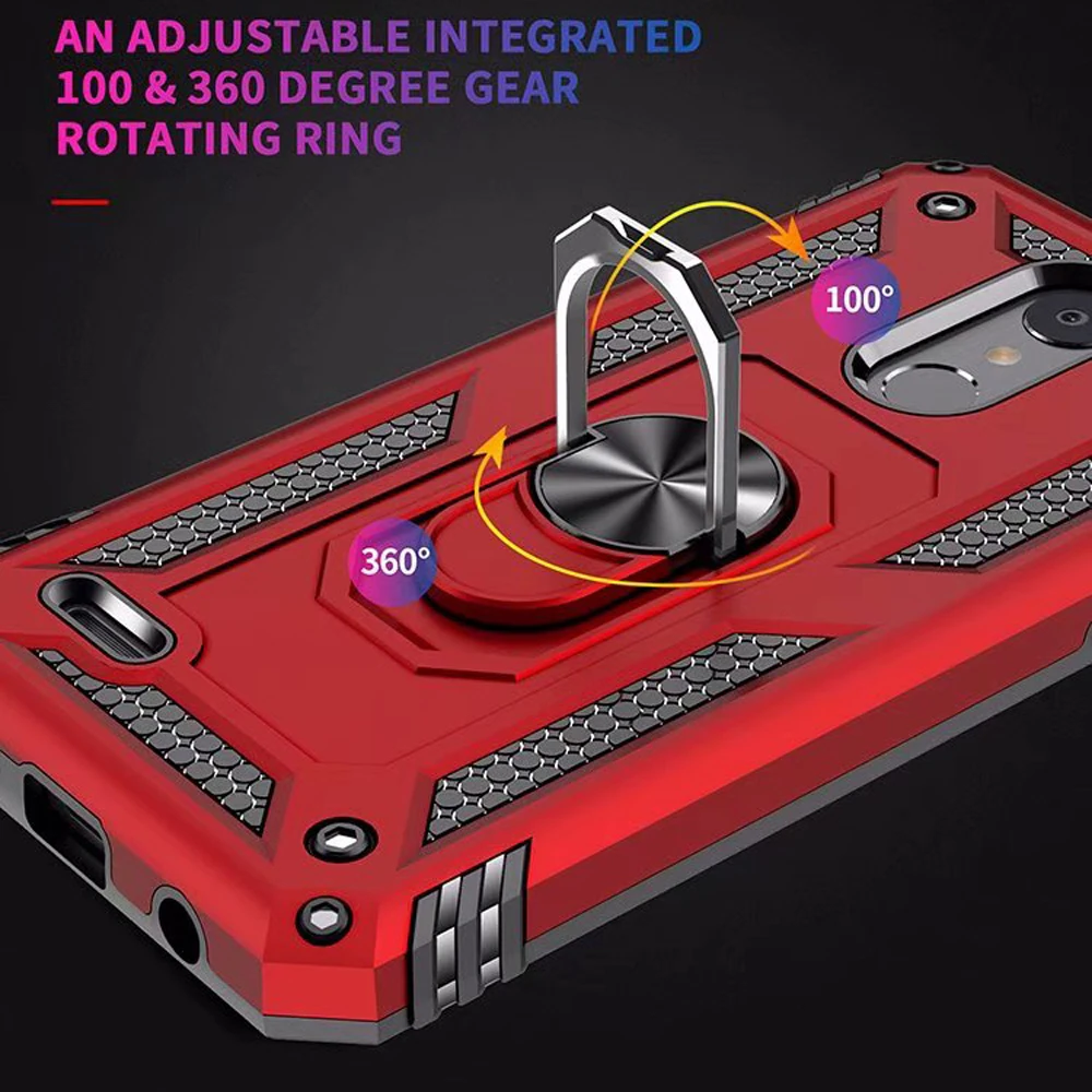 Shockproof Case For LG Aristo 2 3 Plus Zone 4 Tribute Dynasty Fortune Risio LTE K8 2018 Military Industry Silicon Cover |