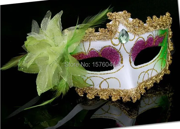 10 шт./лот сексуальные женские маскарадные маски для Хэллоуина венецианские с