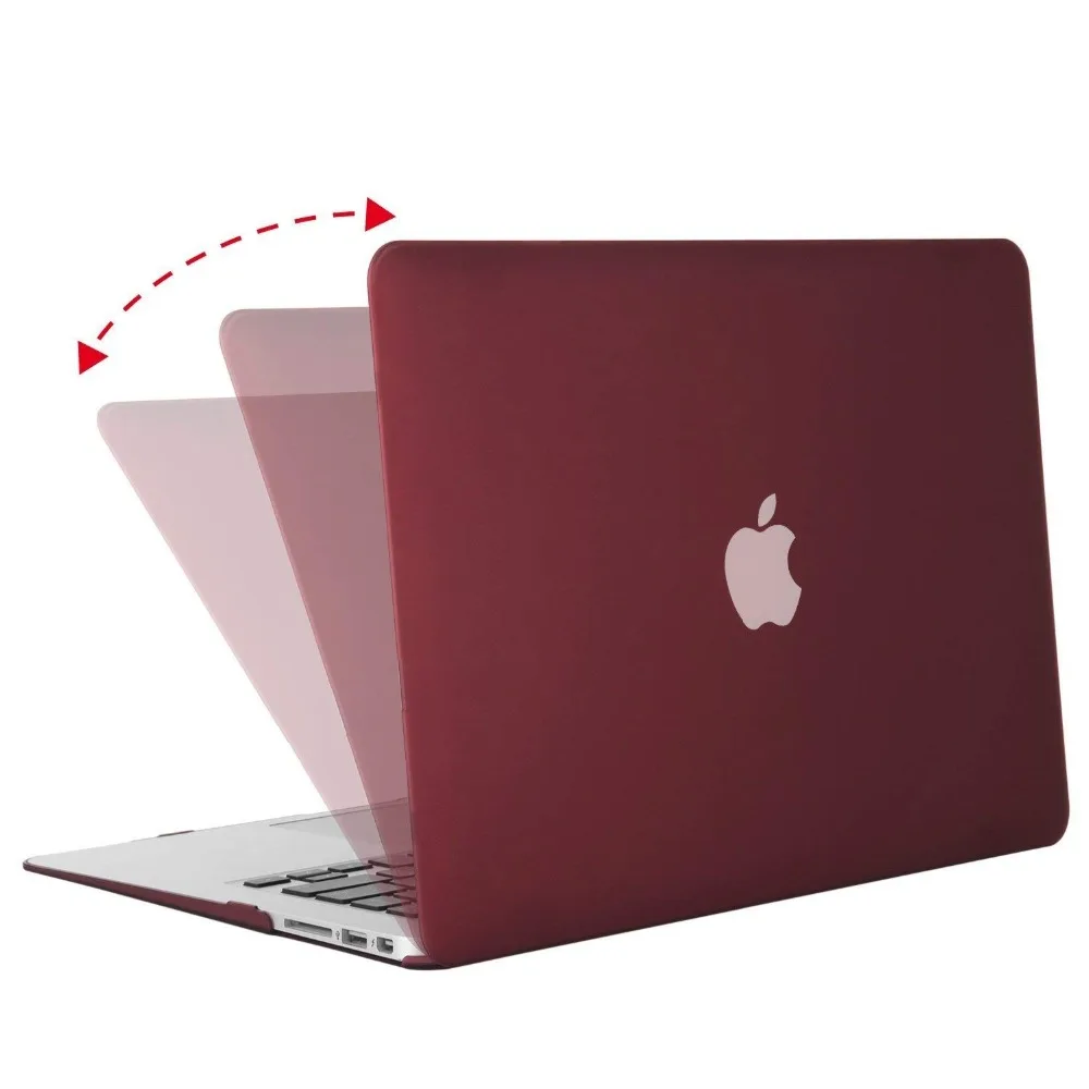 Mosiso Жесткий Чехол для ноутбука Apple Macbook Air 13 A1932 touch ID 2018 чехол A1466/A1369 2012-2017 |