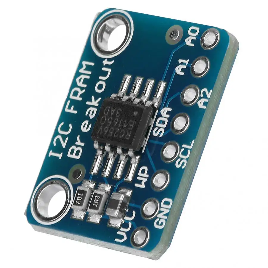 MB85RC256V FRAM Breakout Memory 32кб 2c Нелетучий FRAM Breakout Board обжимной разъем