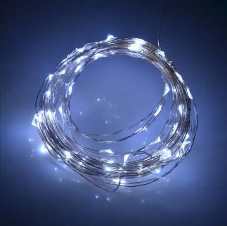 cool white 5 м 10 м USB светодиодный светильник RGB светодиодный медный провод световая лента рождественское освещение наружное сказочное Рождественское дерево огни DC 5 В - Испускаемый цвет: cool white