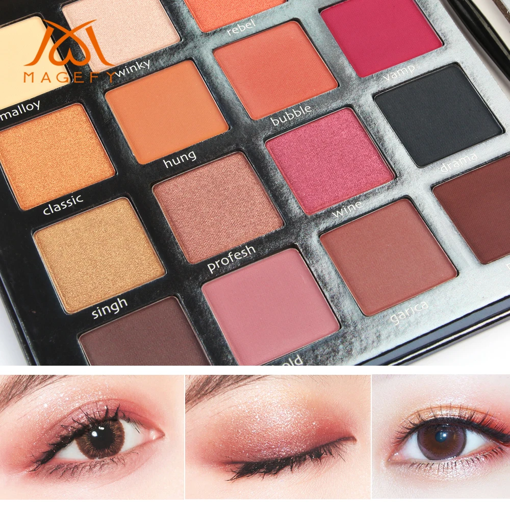 MAANGE блестящие тени для век Palete Make Up Cosmetic долговечный легко носить матовые тени для век Shimmer Sombras Pro Новое поступление Лидер продаж