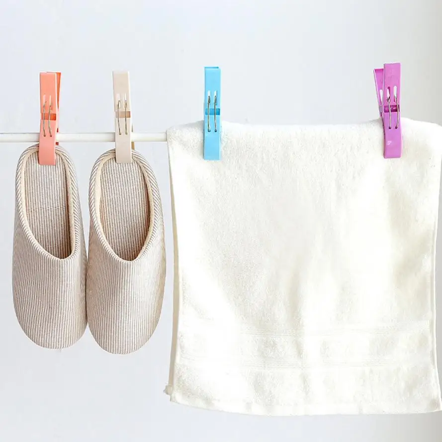 4 шт. зажимы для полотенец большие яркие цвета пластиковые пляжные прищепки