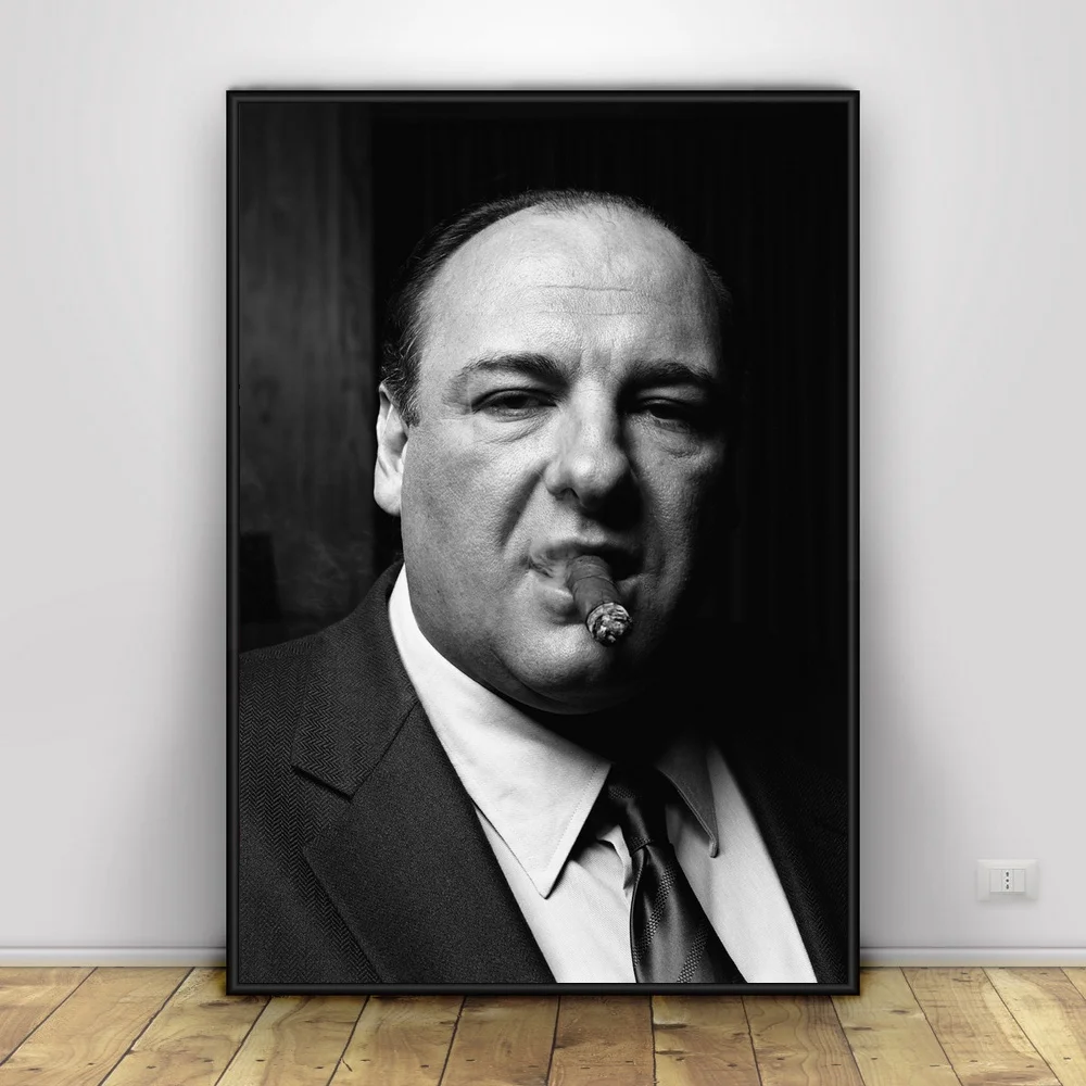 James Gandolfini художественный шелковый тканевый психоделический плакат Принт