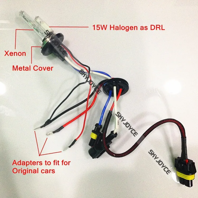 2X ксеноновые фары 12V 35W 5000K H15L hid ксеноновая лампа 6000K H15-2 белый Замена лампы H15 для