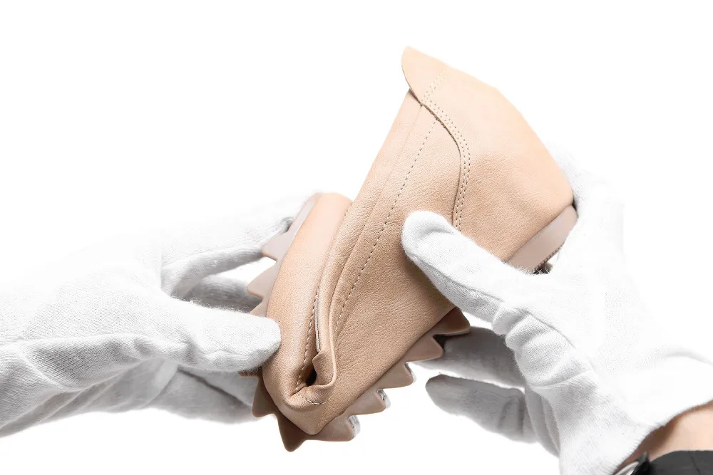 Новинка весенне осенняя женская кожаная обувь с микрофиброй модные женские