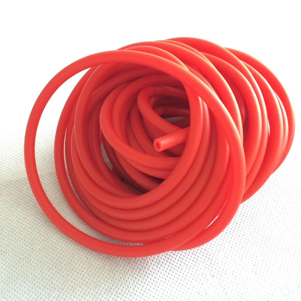 

Hunting Shooting 10m 3060 Red Natural Latex Slingshots Rubber Tube Bow Catapult Rubber Band Elastic Part AH32