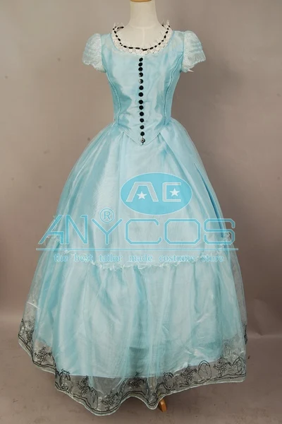 Костюм тима алисы синее платье на хэллоуин костюмы для косплея женщин заказ|cosplay