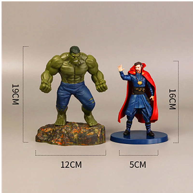 16-19 см экшн-фигурки мстители Infinity War Капитан Америка Халк Статуэтка из ПВХ версия