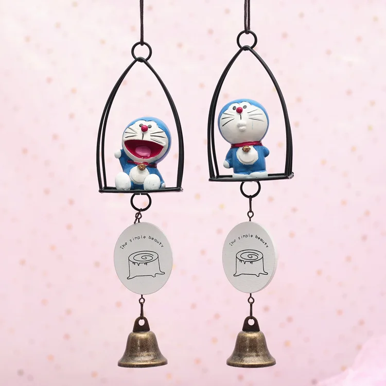 Doraemon ветер колокольчики мультфильм дверь колокольчик Brinquedos Смола Коллекция