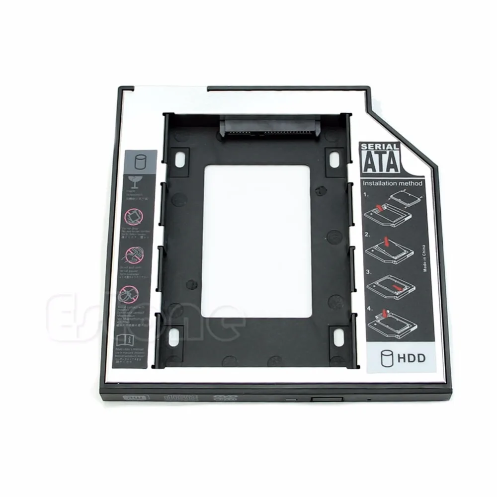Универсальный 1 шт. 9 5 мм SATA 2nd HDD SSD жесткий диск Caddy для CD DVD ROM Optical Bay|Компьютерные