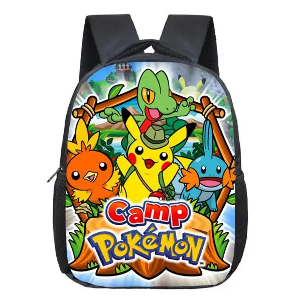 Аниме Покемон Рюкзак Карманный Монстр школьная сумка Ash Ketchum/Пикачу школьные
