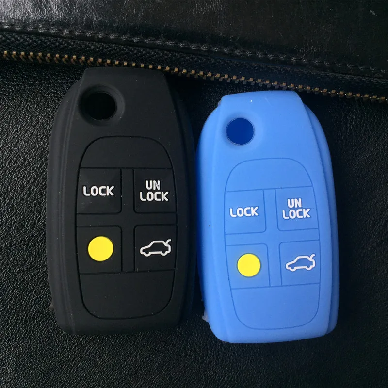 Чехол для автомобильного ключа из силиконовой резины volvo C70 S40 S60 S70 S80 S90 V40 V90 XC90 XC70