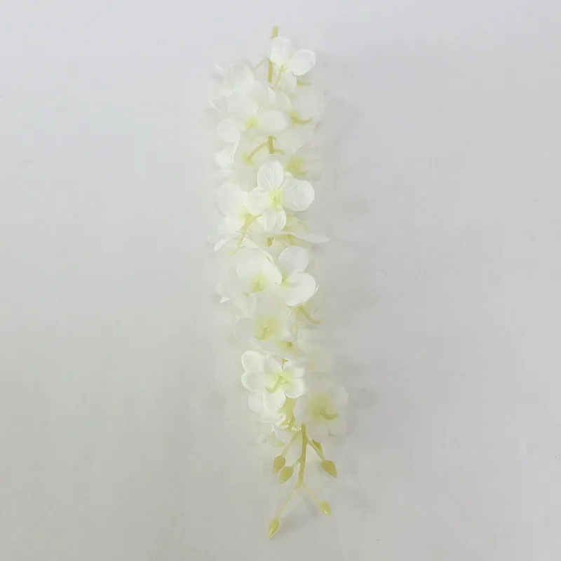 Flone 20 шт. искусственный цветок глицинии из ротанга белая Гортензия лоза Свадебная