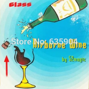 Airborne Wine (стеклянный и мерцающий)-магический трюк сцена магии ментализм | Игрушки