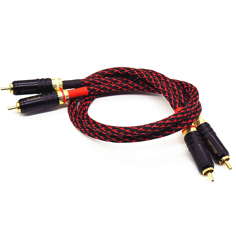 HIFI amp аудио кабель RCA линия утолщенный настенный разъем профессиональный