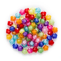 50 piece random mixed flower lantern shaped smooth acrylic spacer beads findings jewelry making 8 14mm