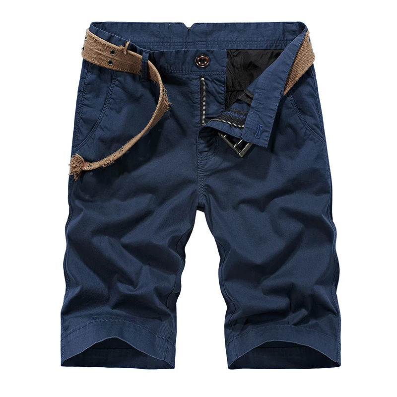 

MISNIKI 2018 men summer cargo shorts multi-pocket camouflage cotton loose knee-length pantalon homme AXP72