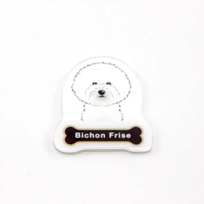 1 шт. мультфильм значки милых животных Собака Броши акрил рюкзак декоративная