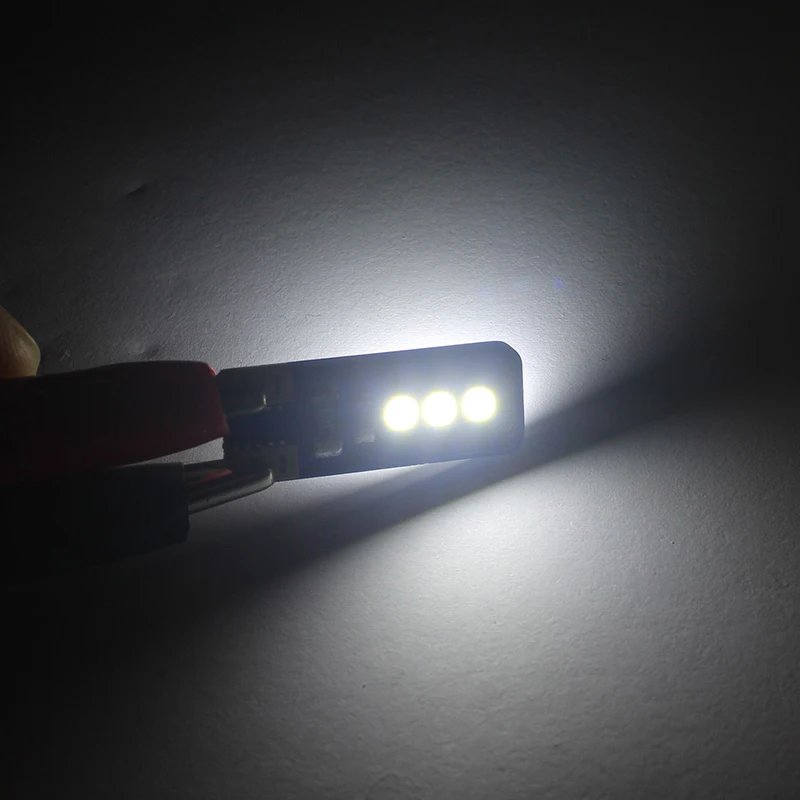 10 шт. T10 W5W светодиодные лампы 3030 SMD 168 194 автомобильные аксессуары зазор для чтения