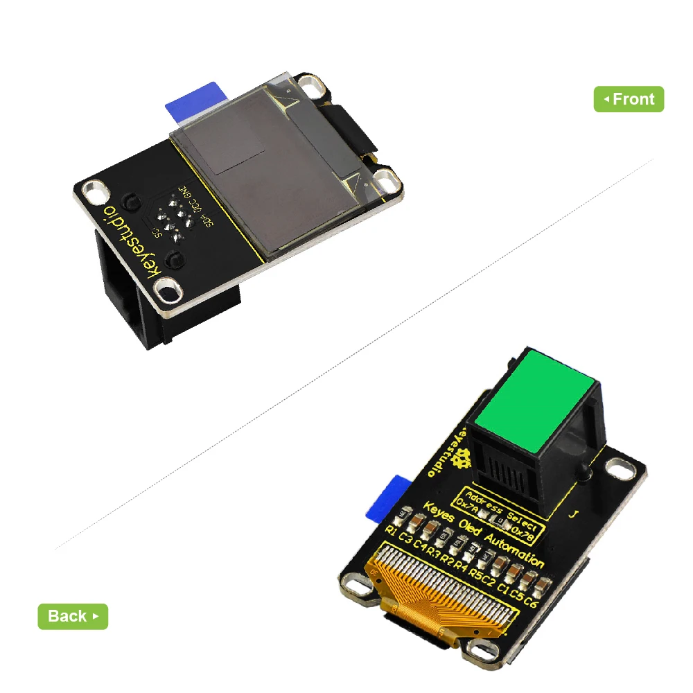 Новинка! Keyestudio RJ11 EASY plug 128x64 OLED модуль для Arduino STEAM|Аксессуары демонстрационных