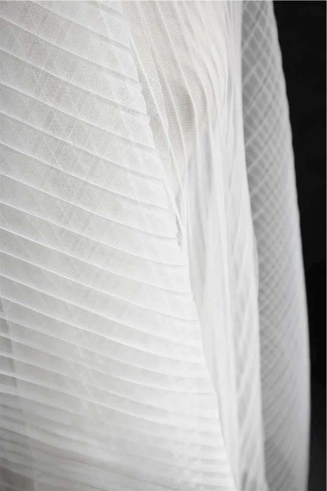 Мягкое белое Сетчатое платье из сетчатого материала прозрачное дизайнерское