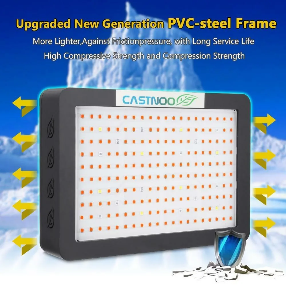 2000 Вт 3000 Светодиодная лампа для выращивания растений полный спектр света VEG и BLOOM