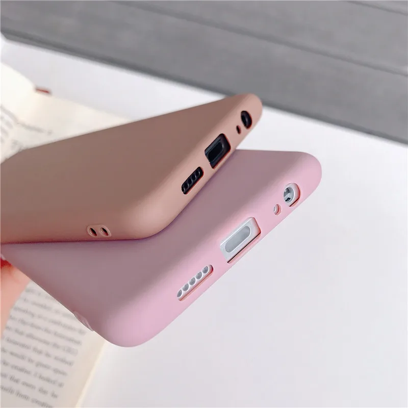 Однотонный парный чехол для телефона huawei P30 P20 Pro mate 20 10 Honor Lite силиконовый
