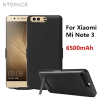 ntspace 6500mah external battery charging cases for xiaomi mi note 3 battery case portable powerbank cover for xiaomi note 3